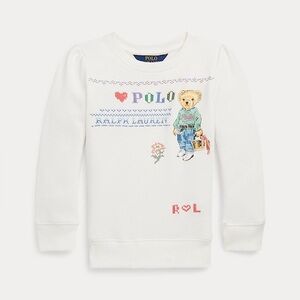 Polo Bear Embroidered Fleece Sweatshirt 2T